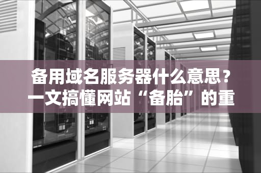 备用域名服务器什么意思？一文搞懂网站“备胎”的重要性！