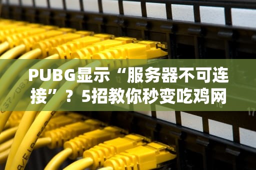 PUBG显示“服务器不可连接”？5招教你秒变吃鸡网络战神！
