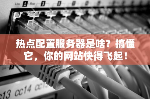 热点配置服务器是啥？搞懂它，你的网站快得飞起！