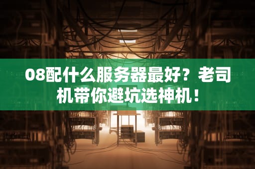 08配什么服务器最好？老司机带你避坑选神机！