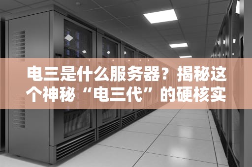 电三是什么服务器？揭秘这个神秘“电三代”的硬核实力！