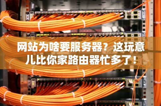 网站为啥要服务器？这玩意儿比你家路由器忙多了！