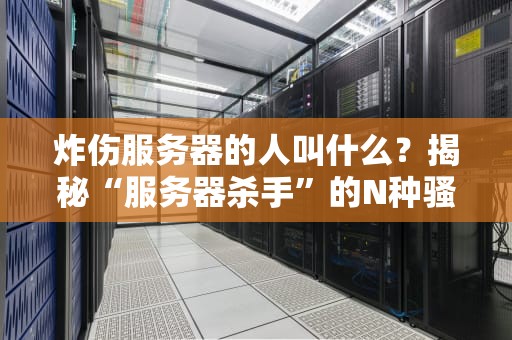 炸伤服务器的人叫什么？揭秘“服务器杀手”的N种骚操作