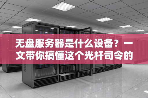 无盘服务器是什么设备？一文带你搞懂这个光杆司令的硬核实力！