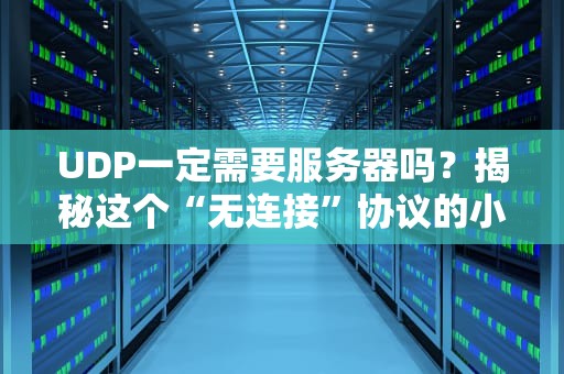 UDP一定需要服务器吗？揭秘这个“无连接”协议的小秘密！