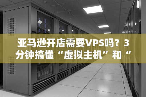 亚马逊开店需要VPS吗？3分钟搞懂“虚拟主机”和“肉身翻墙”的真相！