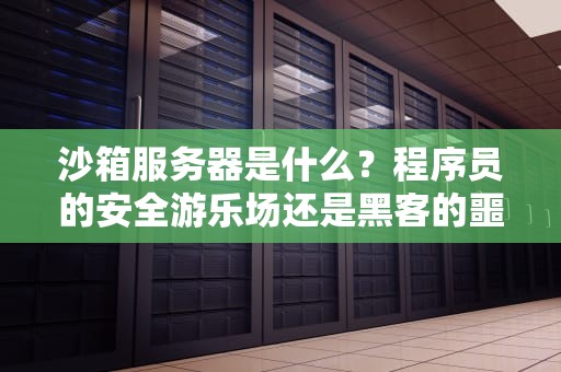 沙箱服务器是什么？程序员的安全游乐场还是黑客的噩梦？