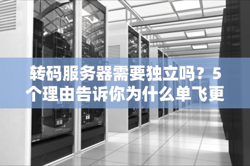 转码服务器需要独立吗？5个理由告诉你为什么单飞更香！