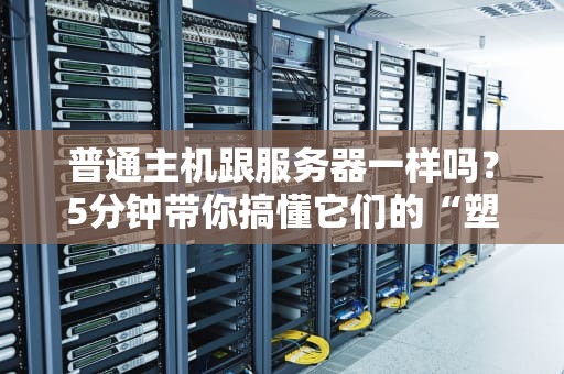 普通主机跟服务器一样吗？5分钟带你搞懂它们的“塑料兄弟情”！