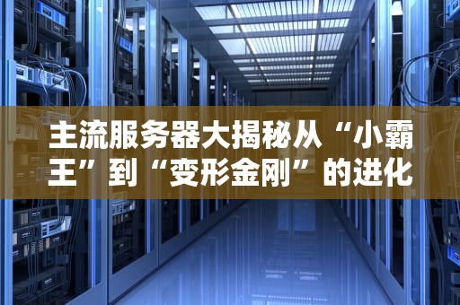 主流服务器大揭秘从“小霸王”到“变形金刚”的进化史