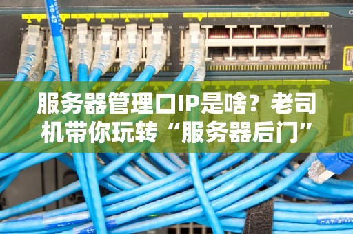 服务器管理口IP是啥？老司机带你玩转“服务器后门”