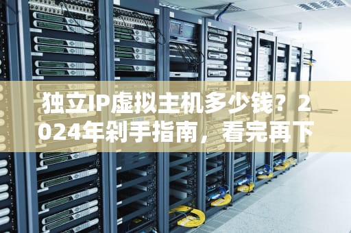 独立IP虚拟主机多少钱？2024年剁手指南，看完再下单！