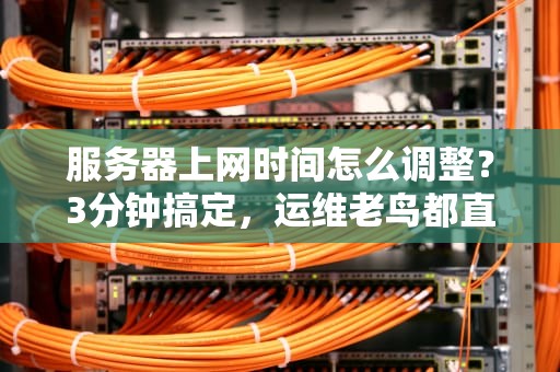 服务器上网时间怎么调整？3分钟搞定，运维老鸟都直呼内行！
