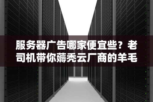 服务器广告哪家便宜些？老司机带你薅秃云厂商的羊毛！