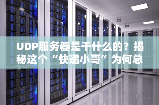 UDP服务器是干什么的？揭秘这个“快递小哥”为何总爱丢包裹！