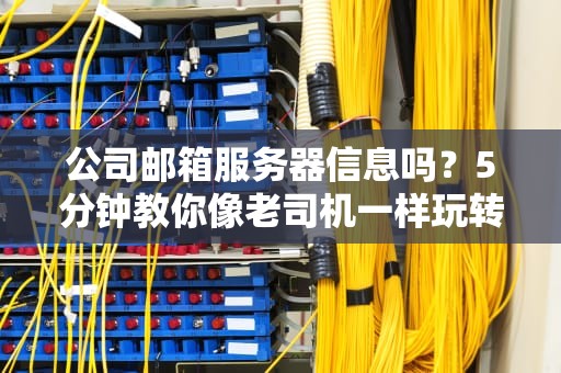 公司邮箱服务器信息吗？5分钟教你像老司机一样玩转企业邮局！