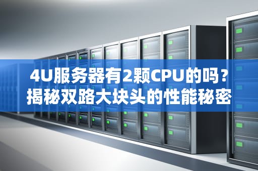 4U服务器有2颗CPU的吗？揭秘双路大块头的性能秘密！