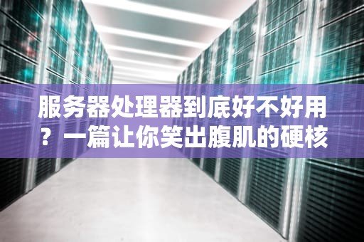 服务器处理器到底好不好用？一篇让你笑出腹肌的硬核测评！