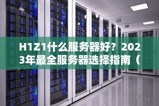 H1Z1什么服务器好？2023年最全服务器选择指南（附实测对比）