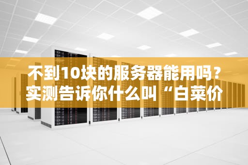 不到10块的服务器能用吗？实测告诉你什么叫“白菜价”也能起飞！