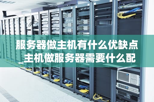 服务器做主机有什么优缺点_主机做服务器需要什么配置_服务器做主机的优缺点分析