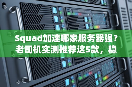 Squad加速哪家服务器强？老司机实测推荐这5款，稳如老狗！