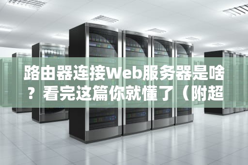 路由器连接Web服务器是啥？看完这篇你就懂了（附超实用案例）！