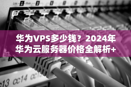 华为VPS多少钱？2024年华为云服务器价格全解析+性能实测！