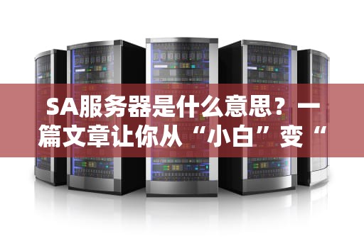 SA服务器是什么意思？一篇文章让你从“小白”变“大神”！