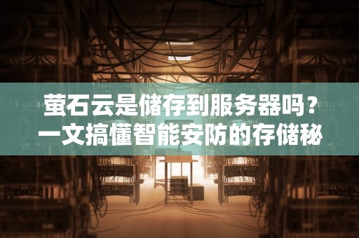 萤石云是储存到服务器吗？一文搞懂智能安防的存储秘密！