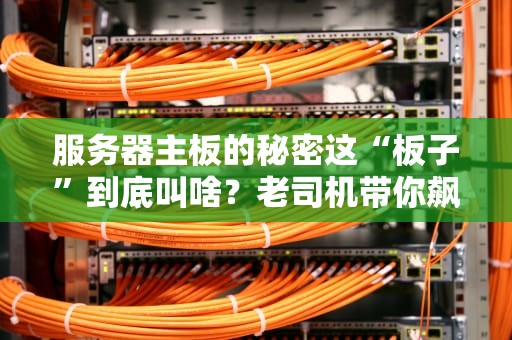 服务器主板的秘密这“板子”到底叫啥？老司机带你飙车硬件圈！
