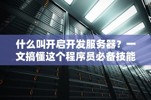 什么叫开启开发服务器？一文搞懂这个程序员必备技能！