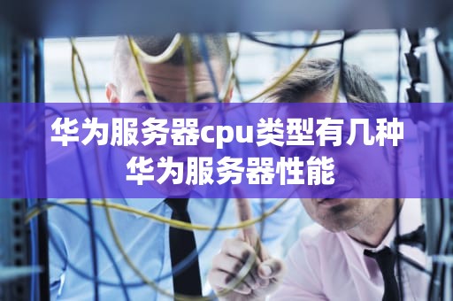 华为服务器cpu类型有几种 华为服务器性能