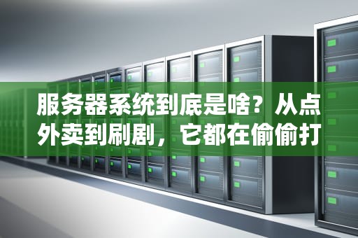 服务器系统到底是啥？从点外卖到刷剧，它都在偷偷打工！