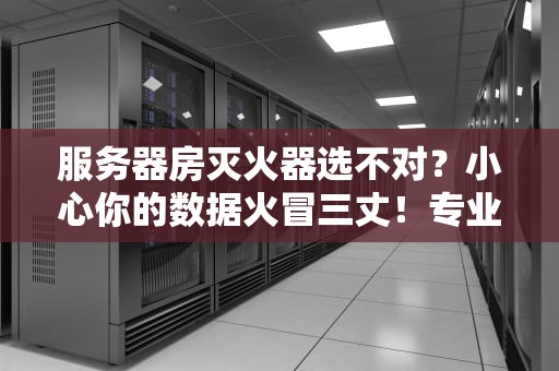 服务器房灭火器选不对？小心你的数据火冒三丈！专业指南+避坑段子