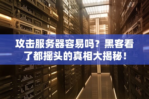 攻击服务器容易吗？黑客看了都摇头的真相大揭秘！