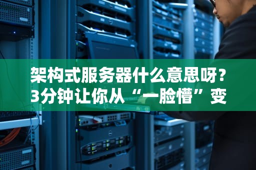 架构式服务器什么意思呀？3分钟让你从“一脸懵”变“老司机”！