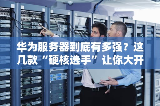 华为服务器到底有多强？这几款“硬核选手”让你大开眼界！