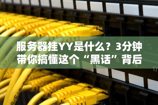 服务器挂YY是什么？3分钟带你搞懂这个“黑话”背后的技术玄机！