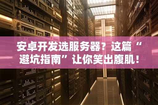 安卓开发选服务器？这篇“避坑指南”让你笑出腹肌！