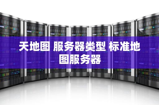 天地图 服务器类型 标准地图服务器