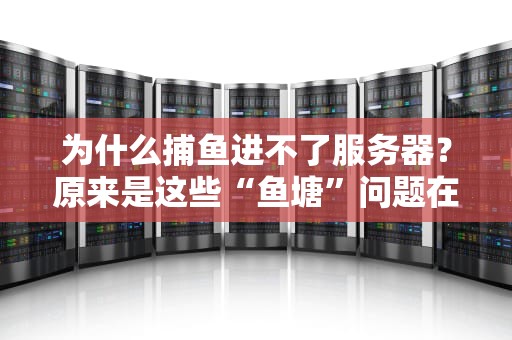 为什么捕鱼进不了服务器？原来是这些“鱼塘”问题在搞鬼！