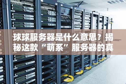 球球服务器是什么意思？揭秘这款“萌系”服务器的真实实力！