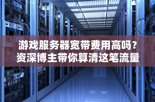 游戏服务器宽带费用高吗？资深博主带你算清这笔流量账！