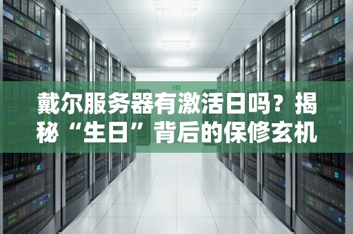 戴尔服务器有激活日吗？揭秘“生日”背后的保修玄机！