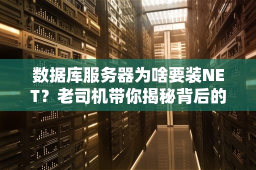 数据库服务器为啥要装NET？老司机带你揭秘背后的玄机！