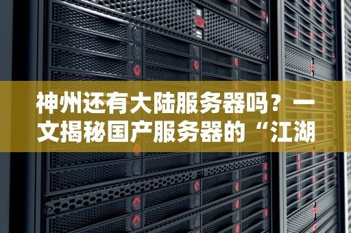 神州还有大陆服务器吗？一文揭秘国产服务器的“江湖地位”