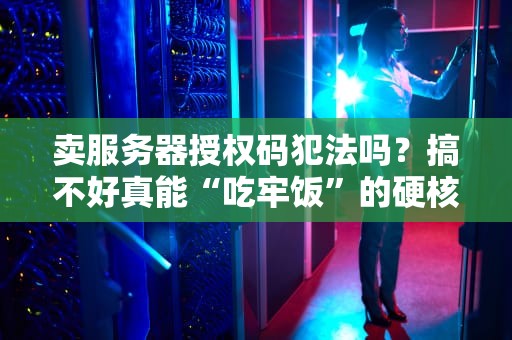 卖服务器授权码犯法吗？搞不好真能“吃牢饭”的硬核科普！