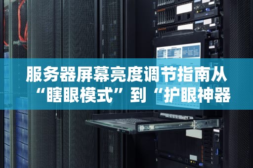 服务器屏幕亮度调节指南从“瞎眼模式”到“护眼神器”的终极攻略