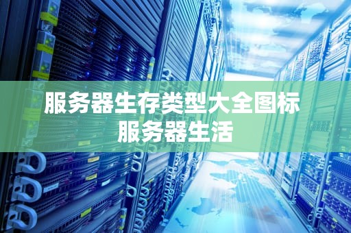 服务器生存类型大全图标 服务器生活